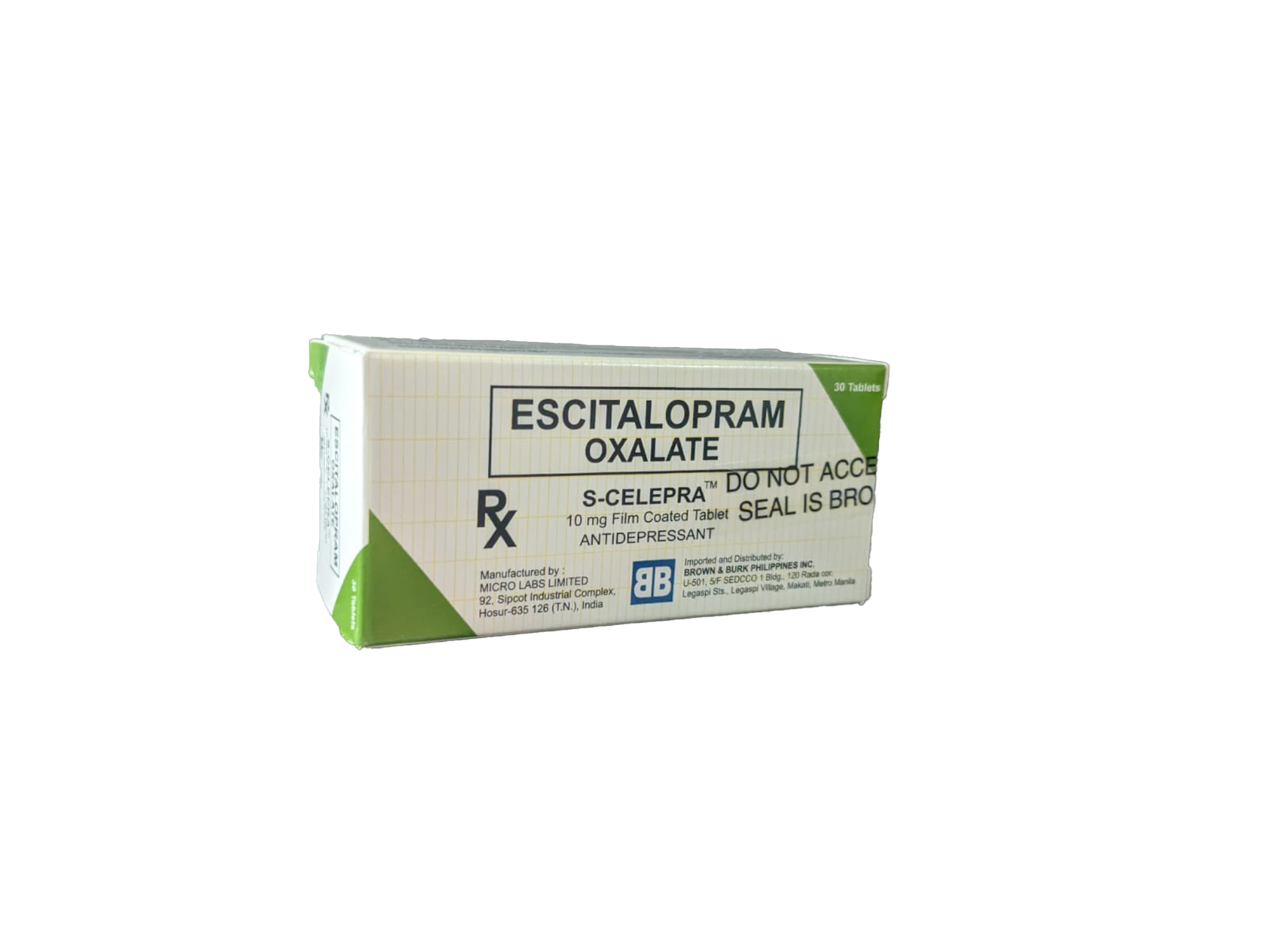 Escititalopram Delta socalate Buly