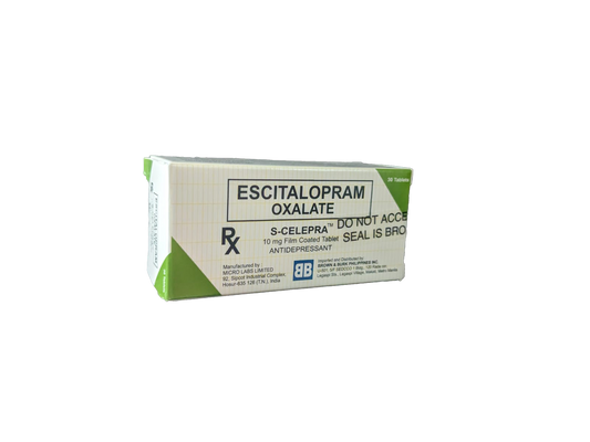 Escitalopram (10mg) 30 Tablets